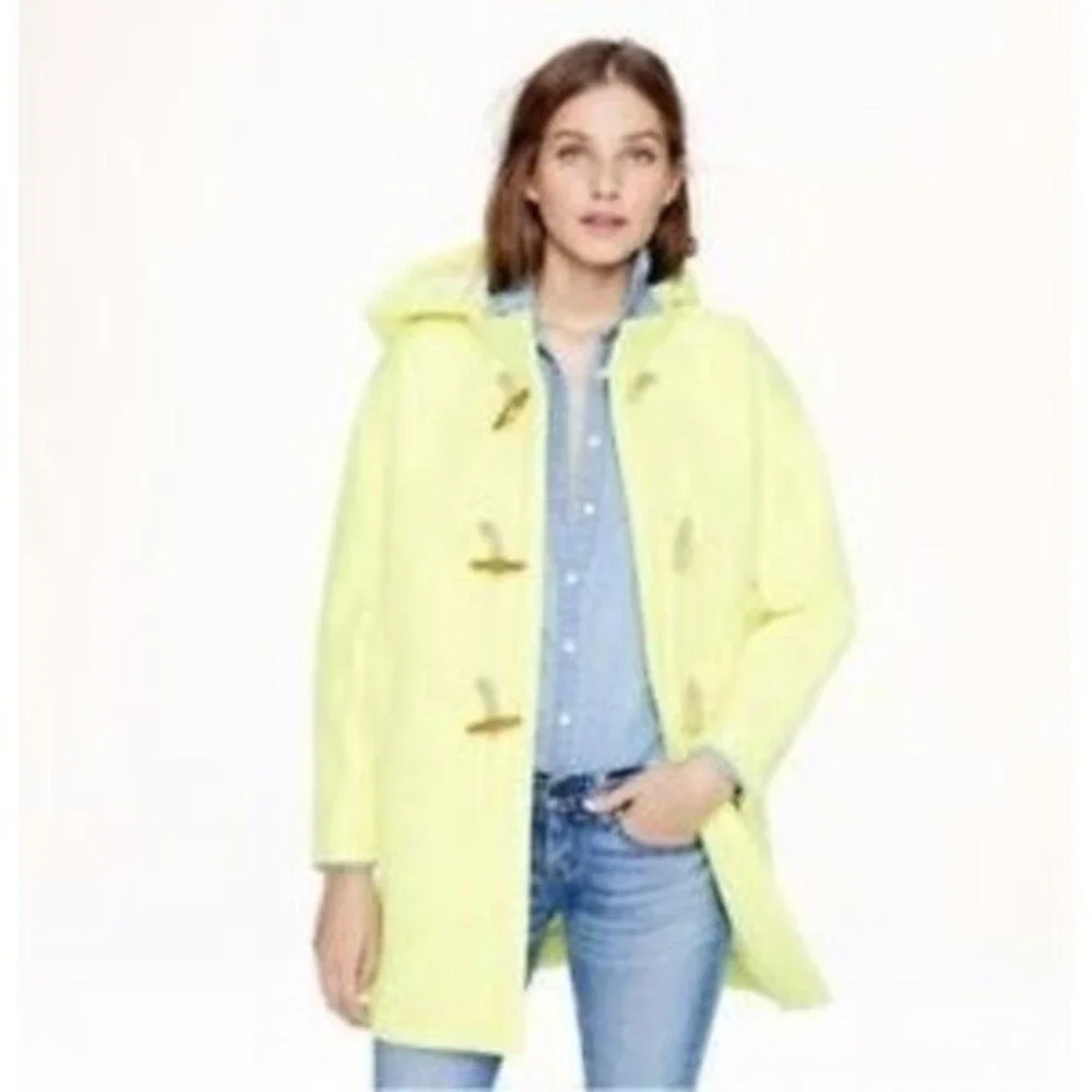 J. Crew Collection Basket Weave Toggle Coat 6 NWOT - Picture 2 of 10